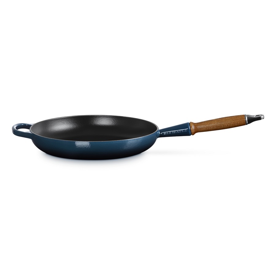 product image Le Creuset Skillet Wood Handle Nuit 28cm 
