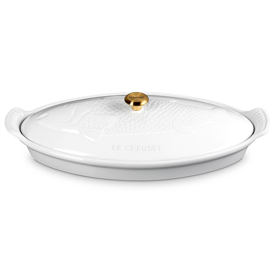 Le Creuset Heritage Fish Dish Wht 1.6 L Image