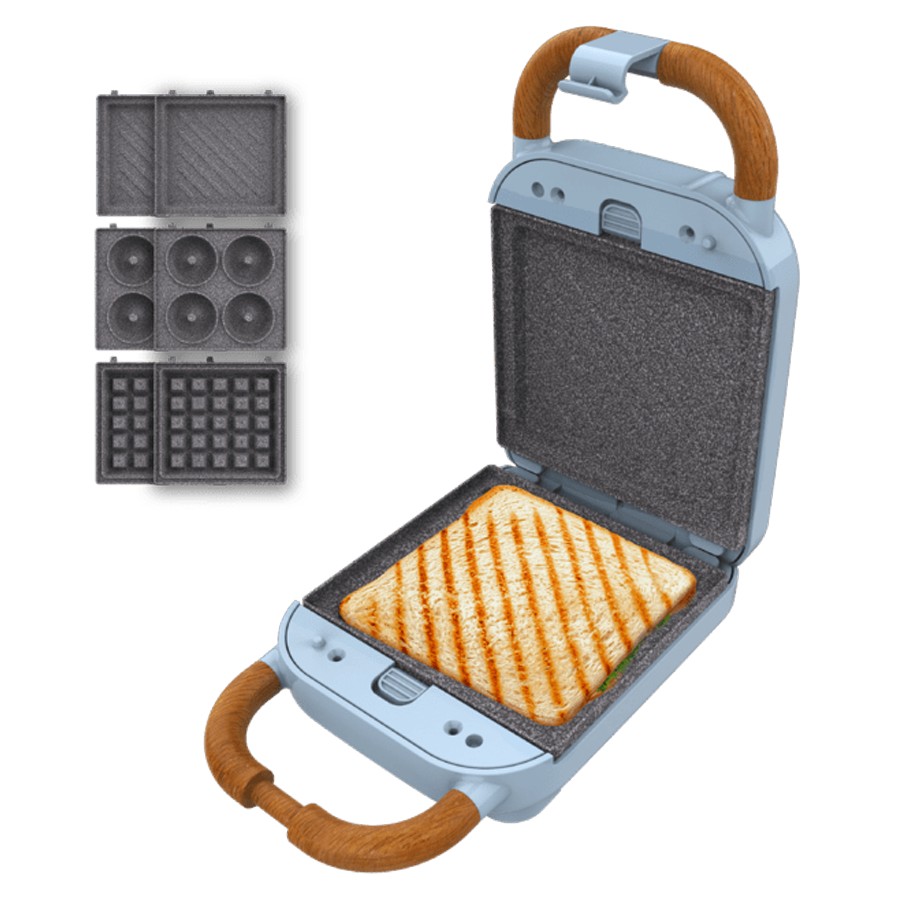 product image Cecotec Sandwich Maker Retro 1 Slice Blu 