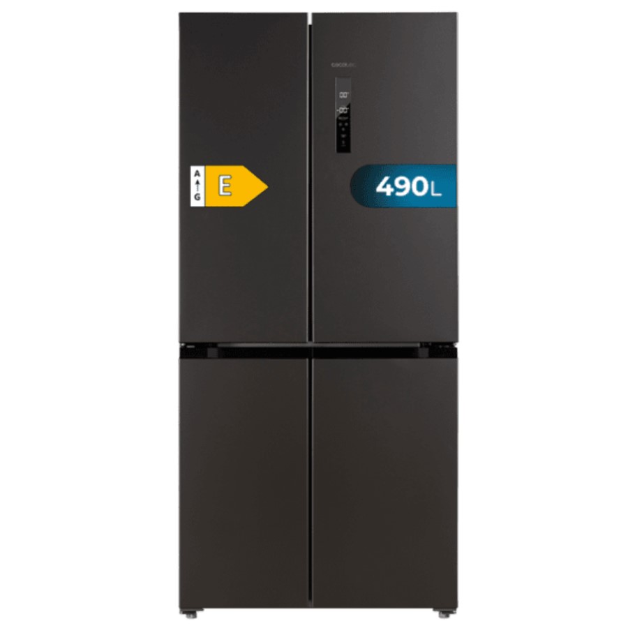 product image Cecotec American Fridge  Dark Inox 490 L H 183 cm x W 91.1 cm x D 63.6 cm