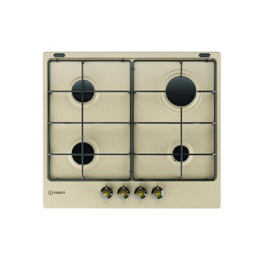 product image Indesit Hob Gas 4 Burners Oat Finish H 5.6cm x W 58.0cm x D 47.5cm
