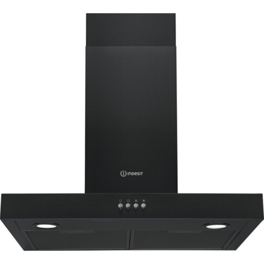 product image Indesit Cooker Hood Wall Black 60 cm H 114.70 cm x W 69.80 cm x D 45.00 cm
