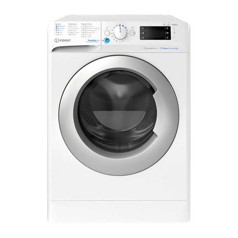 product image Indesit Washer Dryer 9/6 Kg White 1400r H 85.00cm x W 59.50cm x D 54.50cm