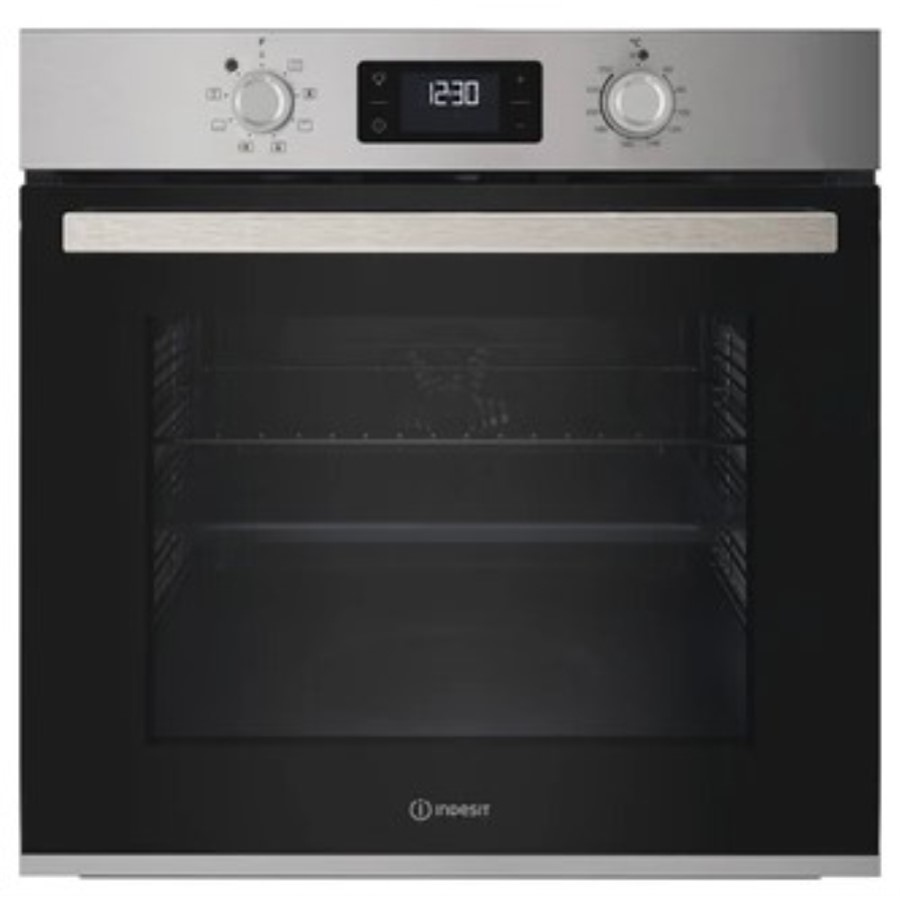 product image Indesit Oven Electric S/S & Black 71 L H 59.50 cm x W 59.50 cm x D 57.00 cm