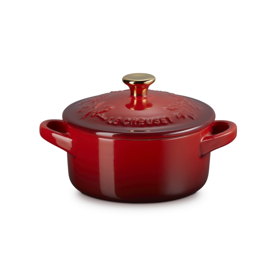product image Le Creuset Holly Petite Casserole Cerise 250 ml