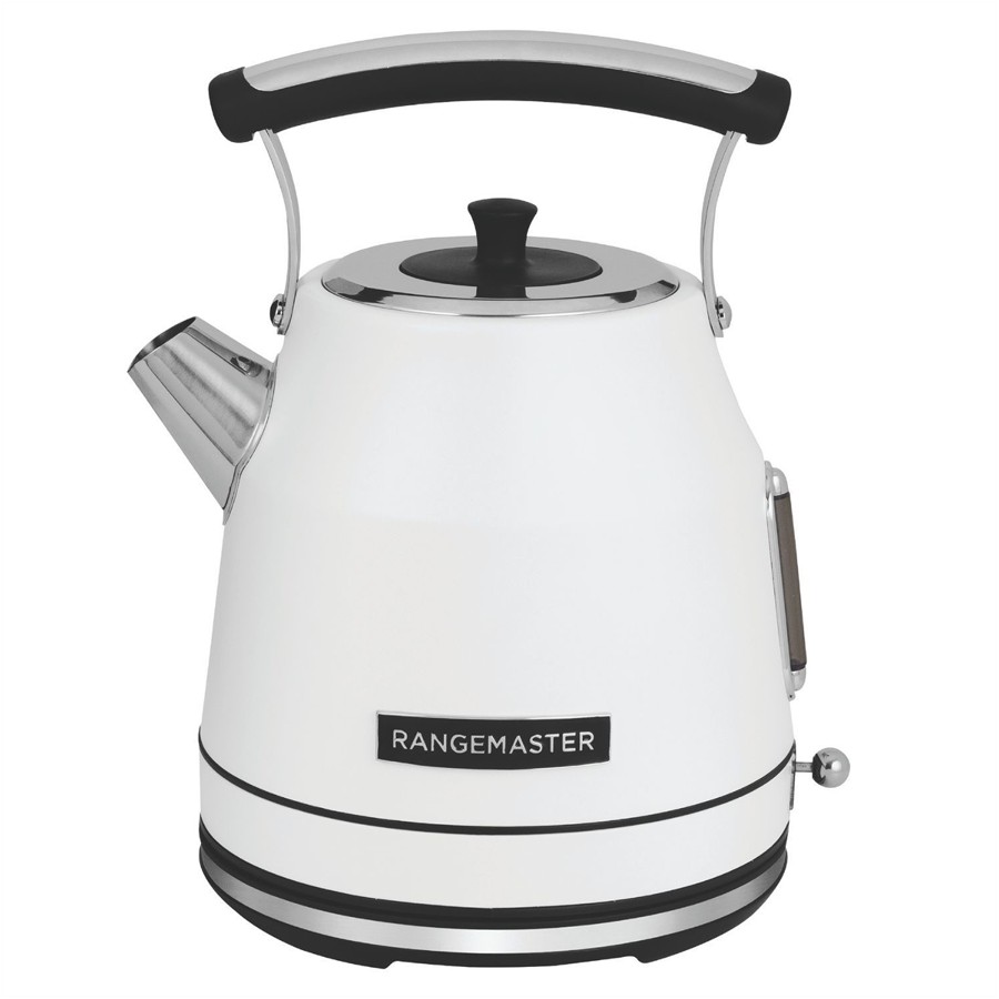 product image Rangemaster Classic Kettle White 1.7 L H 27.6cm x D 21.6cm x W 24.2cm