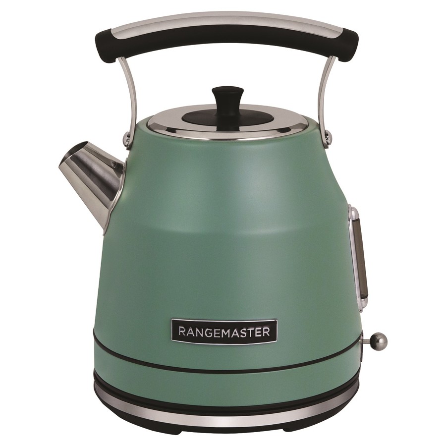 product image Rangemaster Classic Kettle M/Green 1.7 L H 27.6cm x W 24.2cm x D 21.6cm