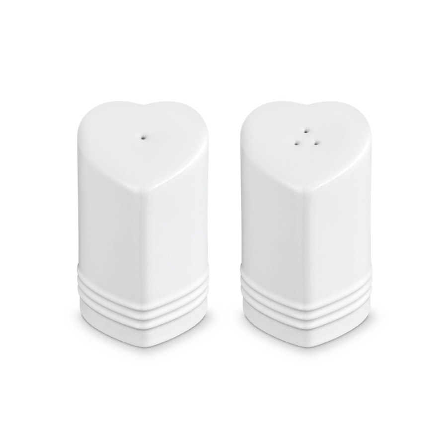 product image Le Creuset Heart Salt&Pepper Shakers Wht 130 ml.