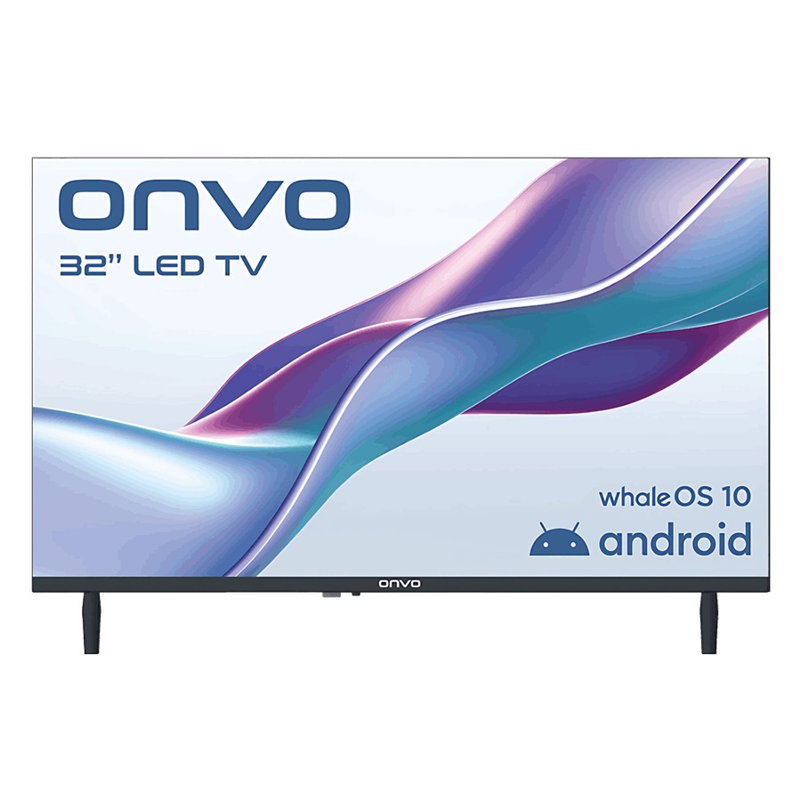 product image Onvo Television 32" Frameless HD LED Google Android Whale OS 10 - BT Remote