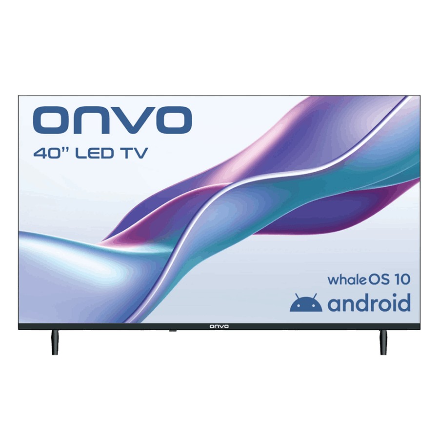 product image Onvo Television 40" Frameless FHD LED Google Android Whale OS 10 - BT Remote