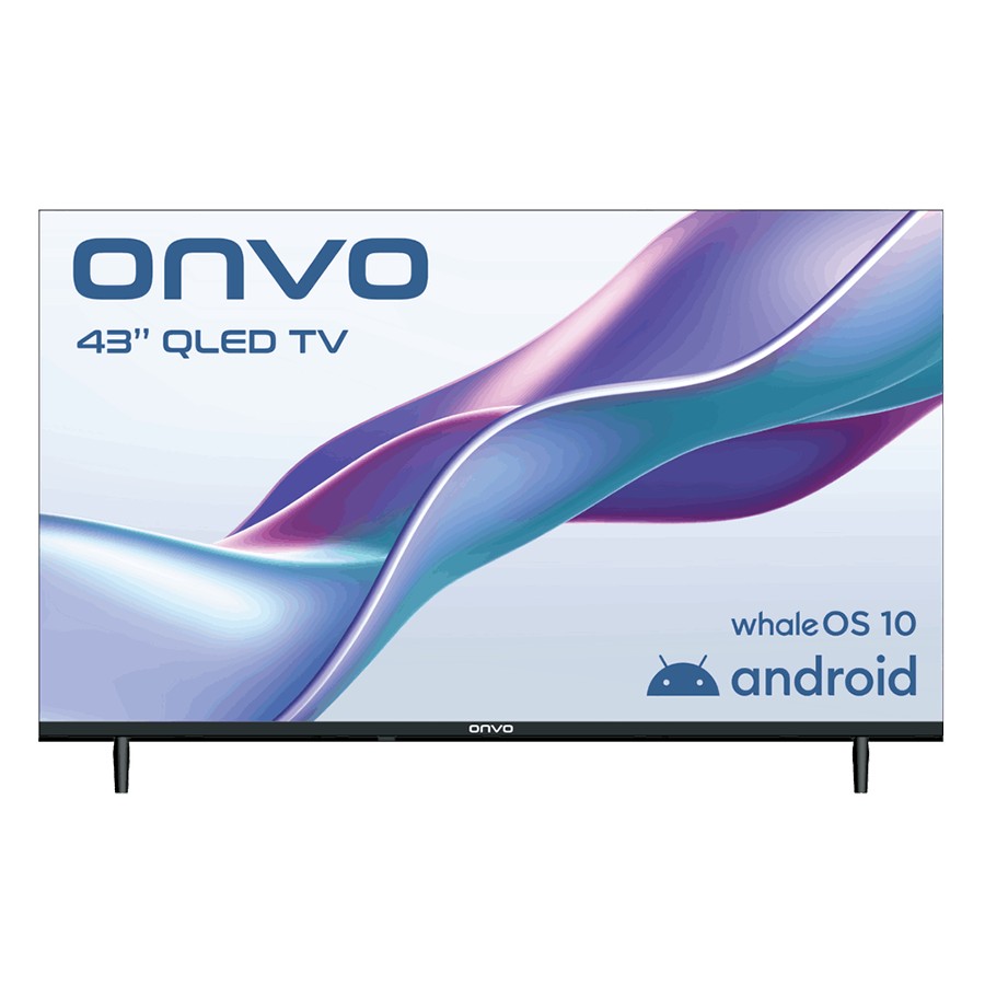product image Onvo Television 43" QLED FHD Google Google Android Whale OS 10 - BT Remote