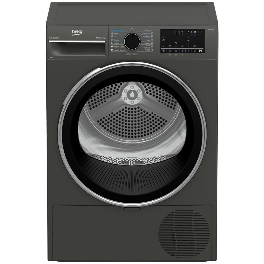 product image Beko 9 Kg Tumble Dryer Heat Pump Grey H 84.6cm x W 59.8cm x D 60.5cm