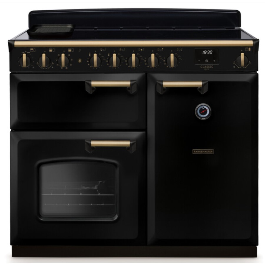 product image RangeM Induction Hob Black/Brass 100 cm H 89.50 / 93.50 cm x W 99.40 cm x D 61.70 cm
