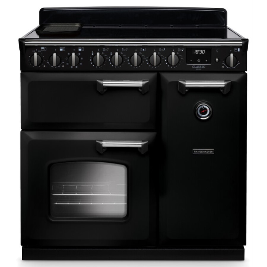 product image RangeM Induction Hob Blk/Chrome 90 cm H 89.50 / 93.50 cm x W 90.00 cm x D 61.70 cm