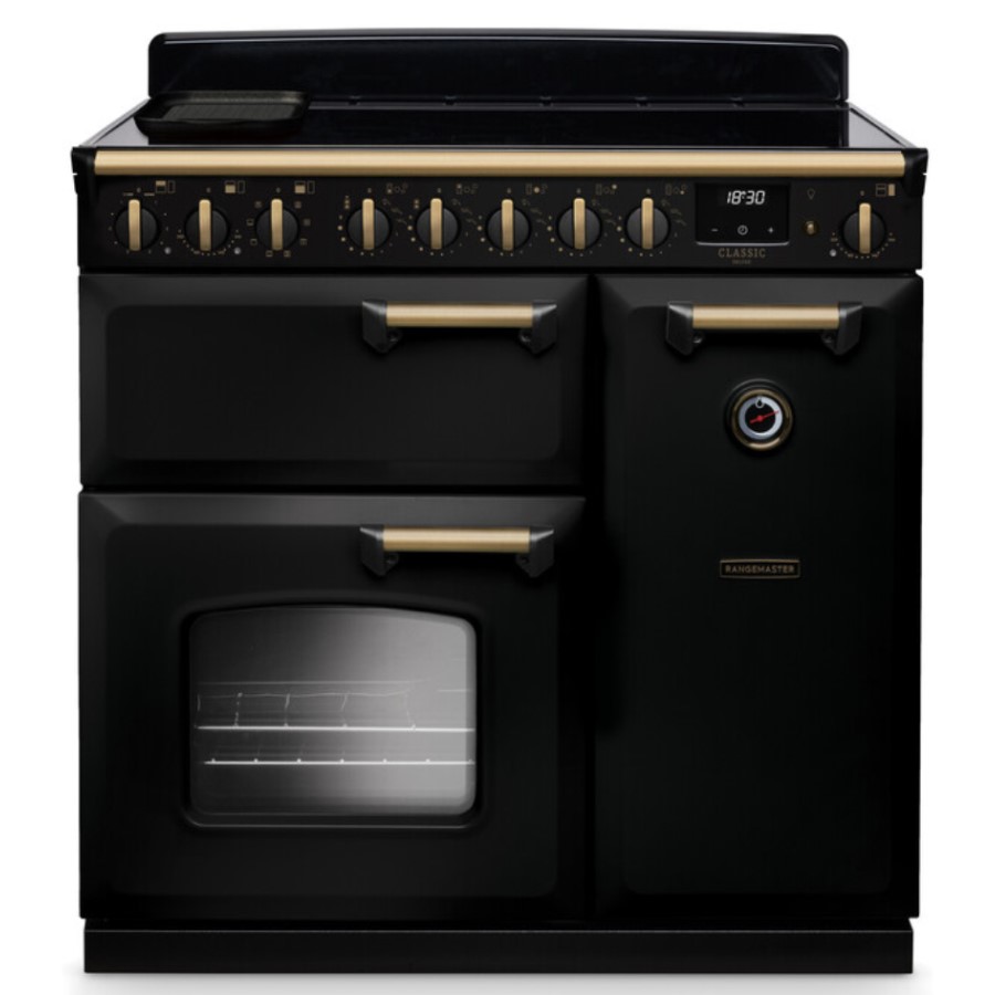product image RangeM Induction Hob Black/Brass 90 cm H 89.50 / 93.50 cm x W 90.00 cm x D 61.70 cm