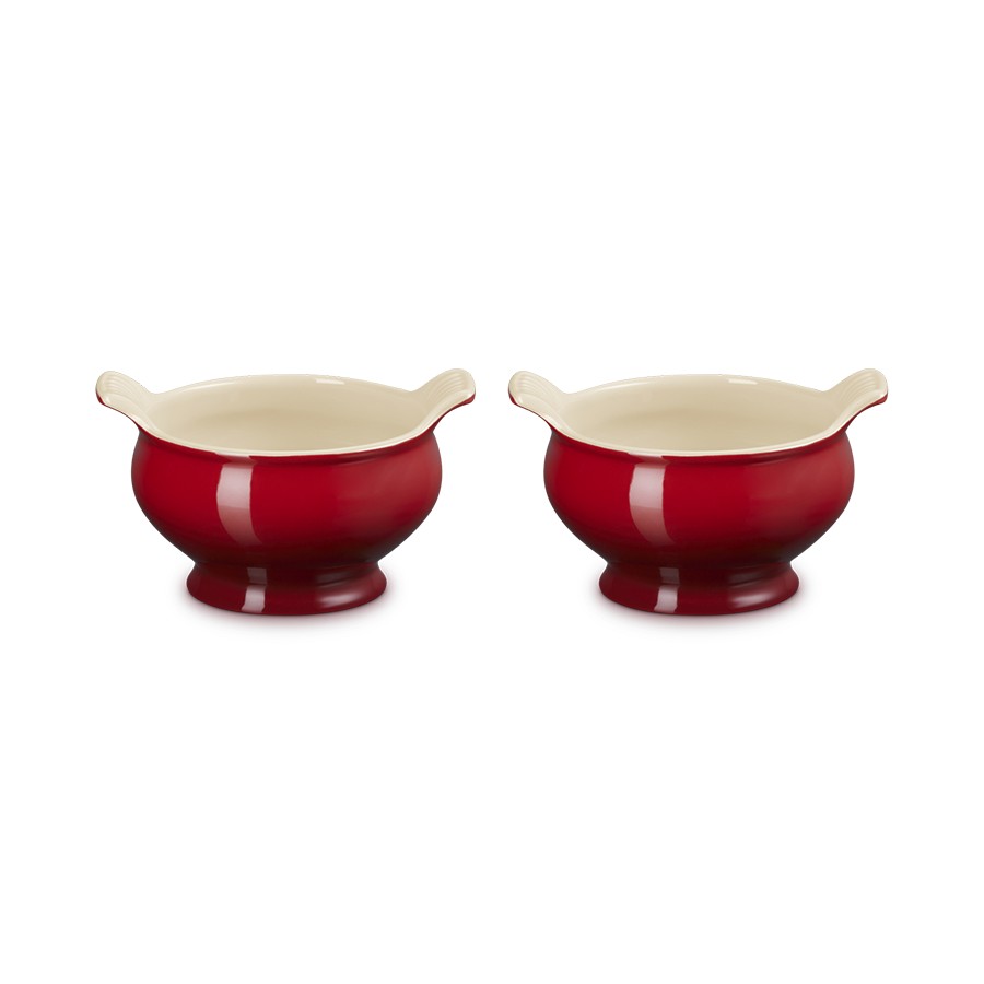 product image Le Creuset Soup Bowl x 2 Cerise 600 ml 