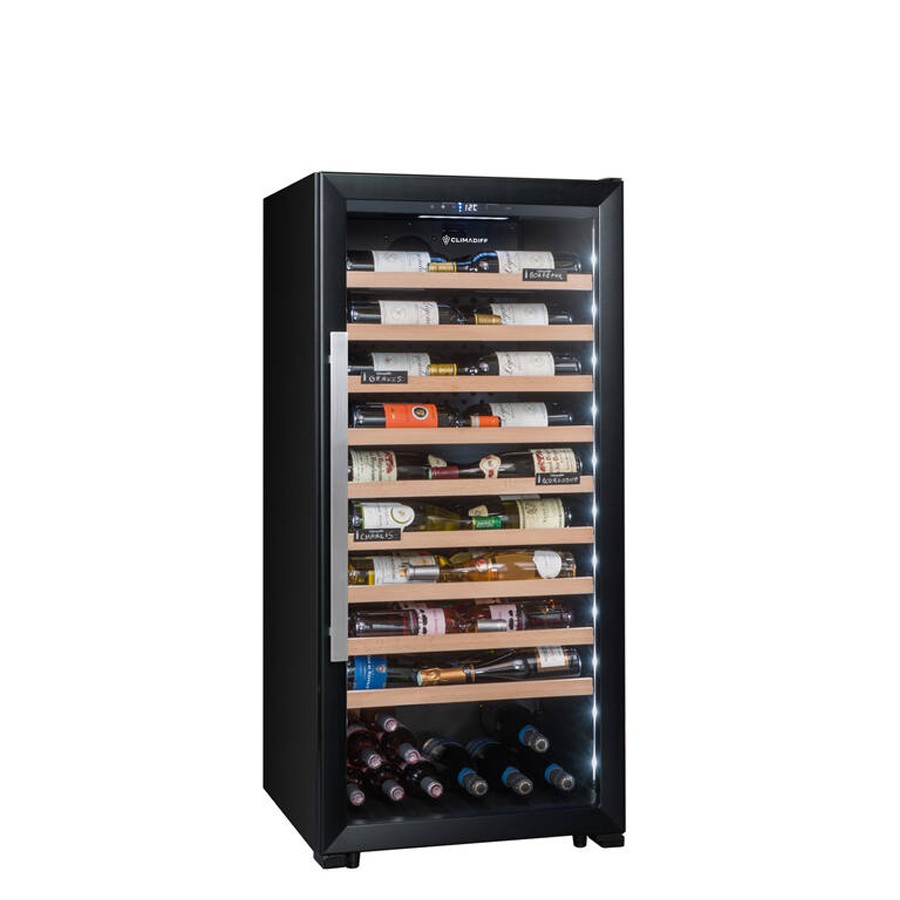 product image Climadiff Wine Cabinet Black 98 Bottles H 129.4cm x W 59.5cm x D 70cm