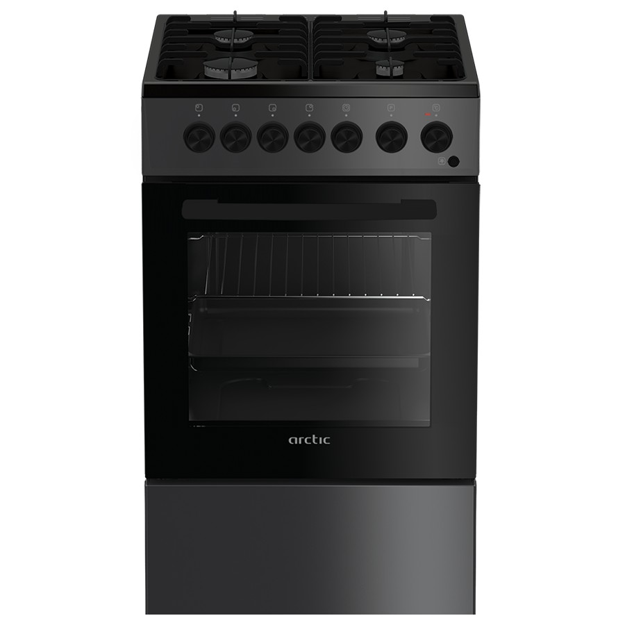product image Arctic Cooker Gas 4 Burners Black H 85.0 cm x W 50.0 cm x D 60.0 cm