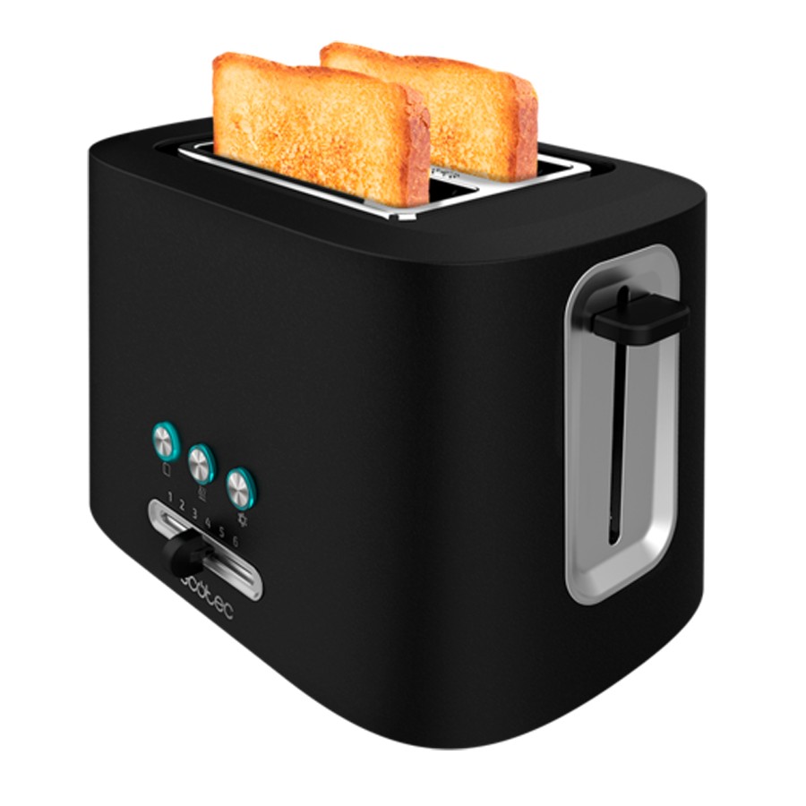 product image Cecotec Toaster 2 Slice Black 980 W 