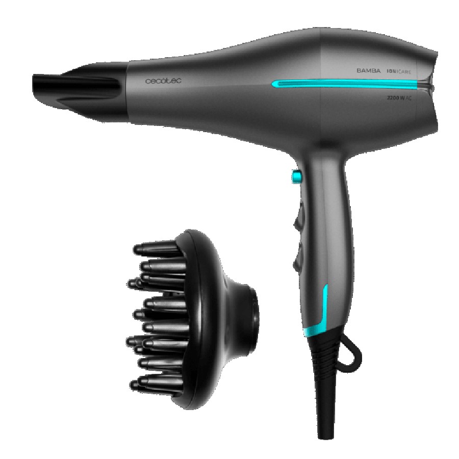 product image Cecotec Hair Dryer IoniCare Aura Black 2200W with AC diffuser