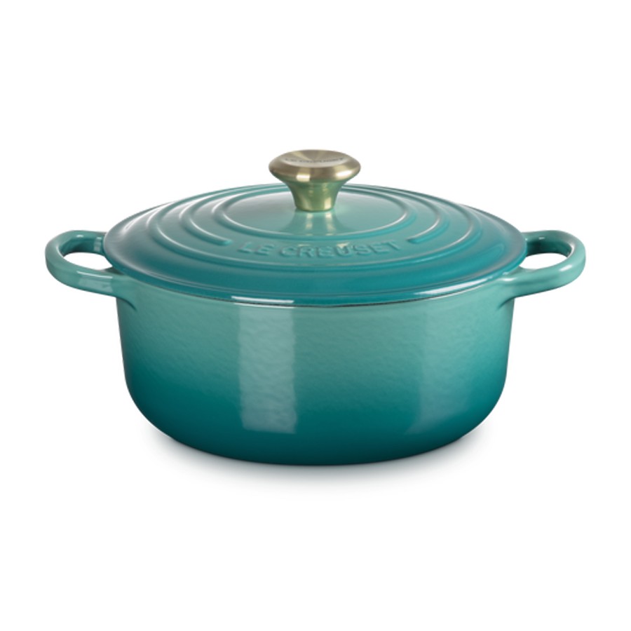 product image Le Creuset Round Cass Bleu Riviera 24 cm 