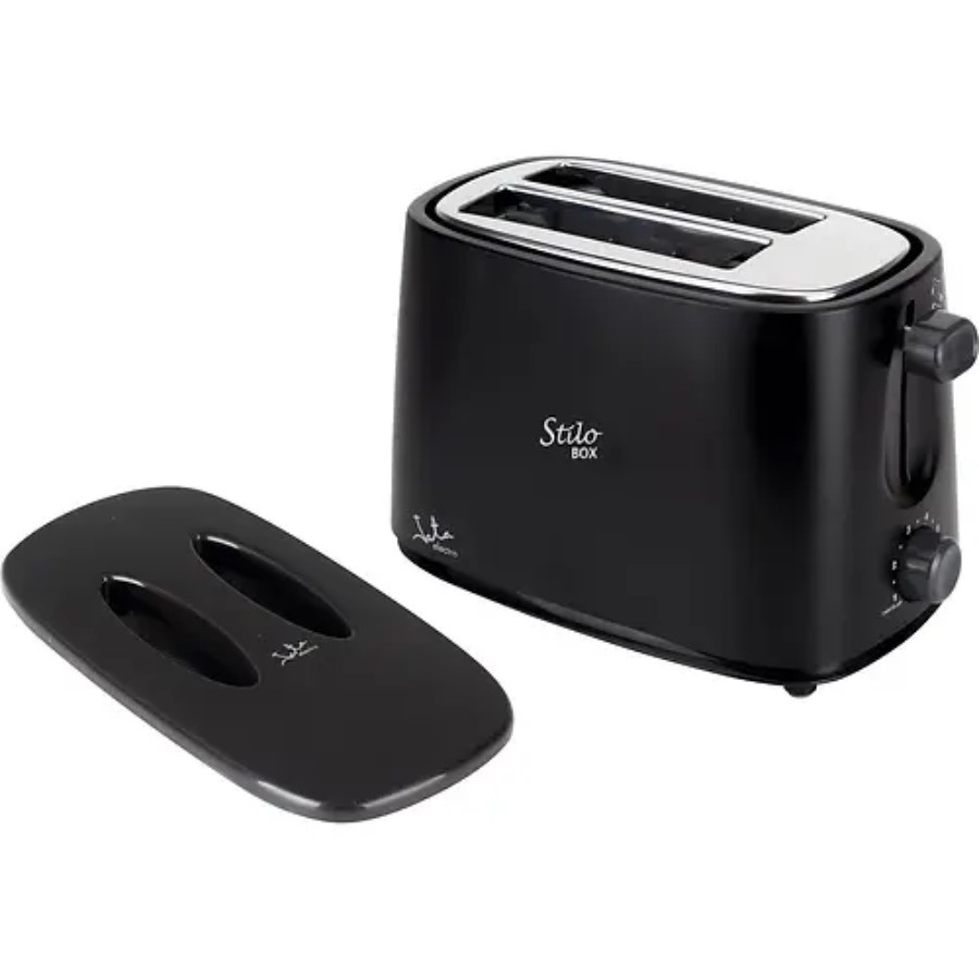 product image Jata 2 Slice Toaster Black With Lid & Wide Slots