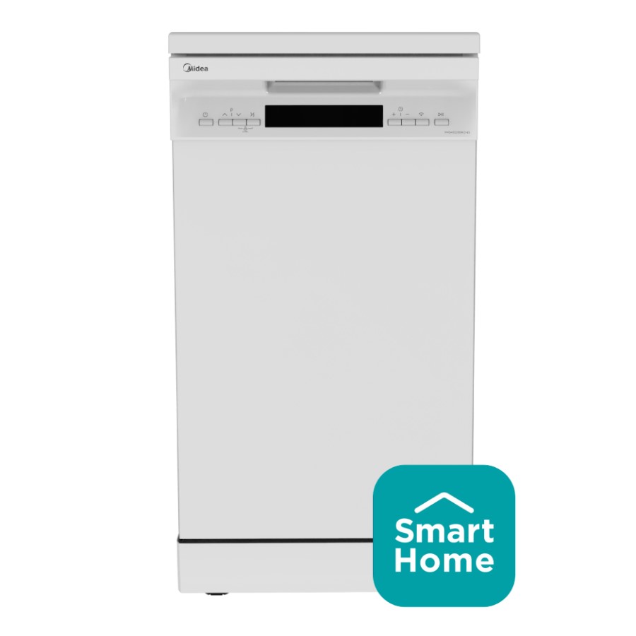 Midea Dishwasher With Wifi White 45 cm 