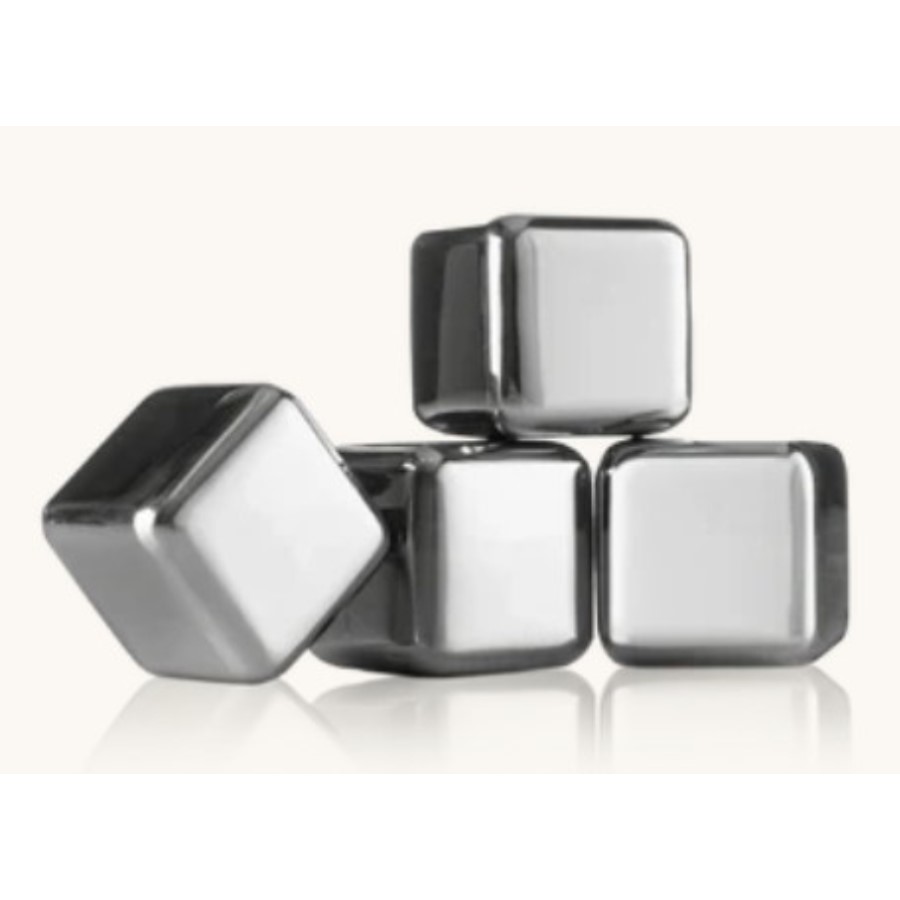 product image Vacuvin Whiskey Stones 4 Pieces S/Steel 