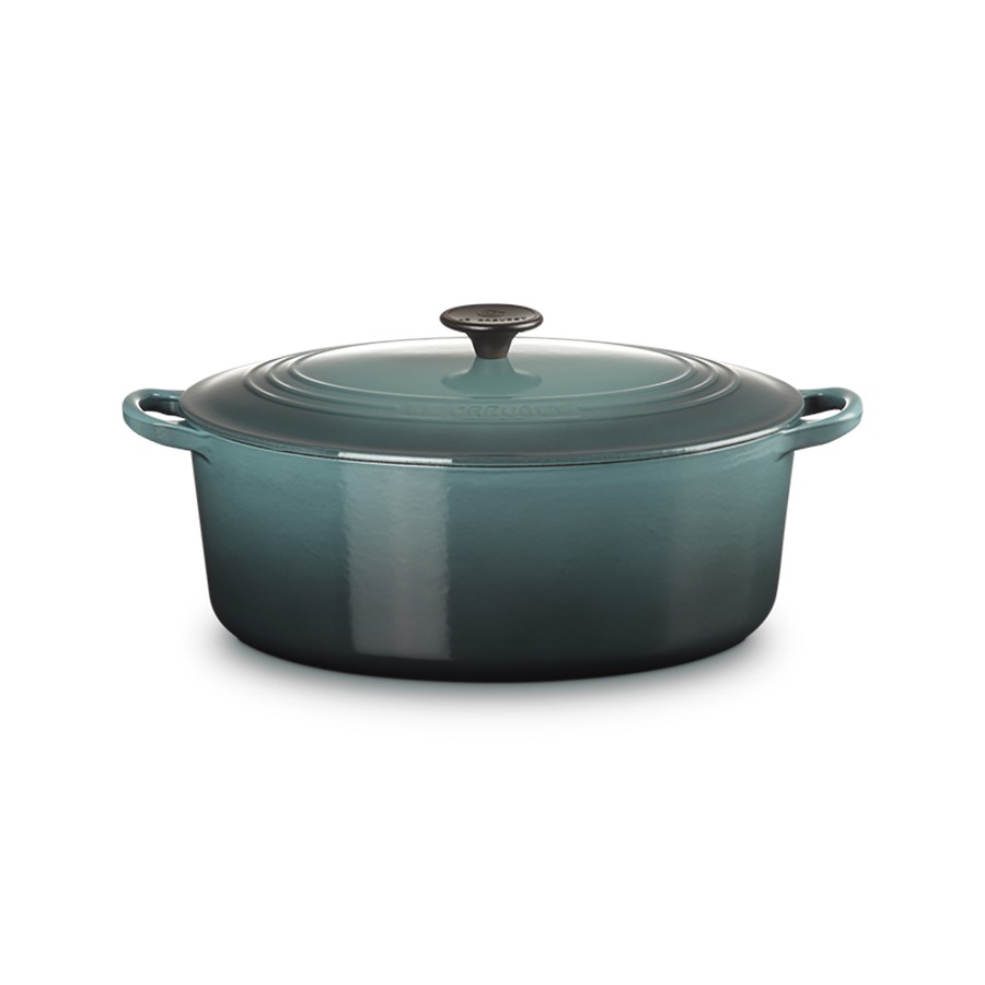 product image Le Creuset Classic Oval Cass. Ocean 31cm With Phenolic Knob