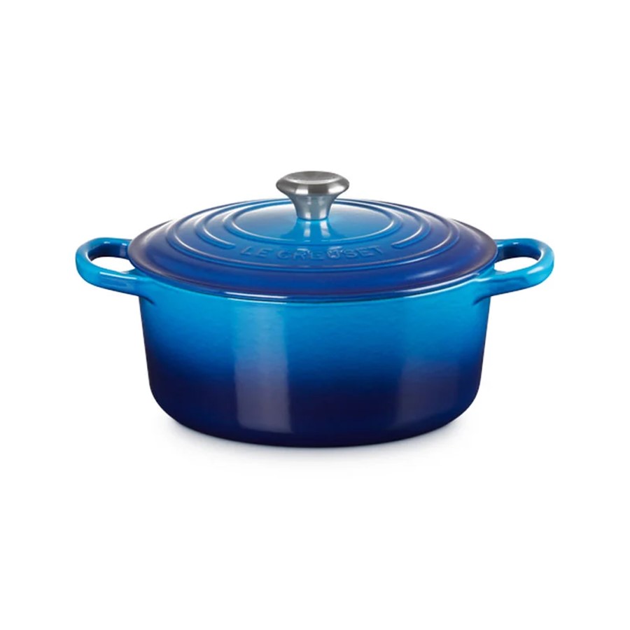 product image Le Creuset Round Cass. Azure Blue 22 cm 