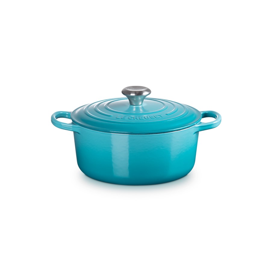 product image Le Creuset Round Casserole Teal 24 cm 