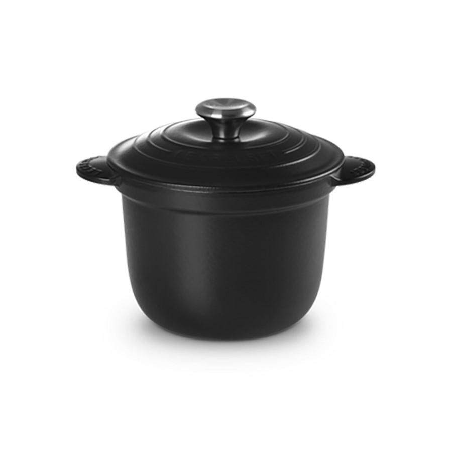 Le Creuset Rd. Cocotte Matt Black 18 cm Image
