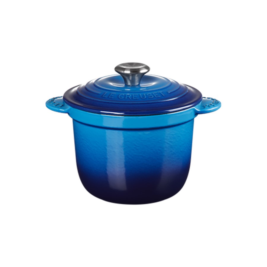Le Creuset Round Cocotte Azure Blu 18 cm Image