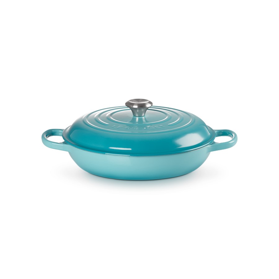 product image Le Creuset Shallow Casserole Teal 30 cm 