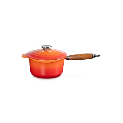 product image Le Creuset Saucepan Flame 18 cm Wooden Handle