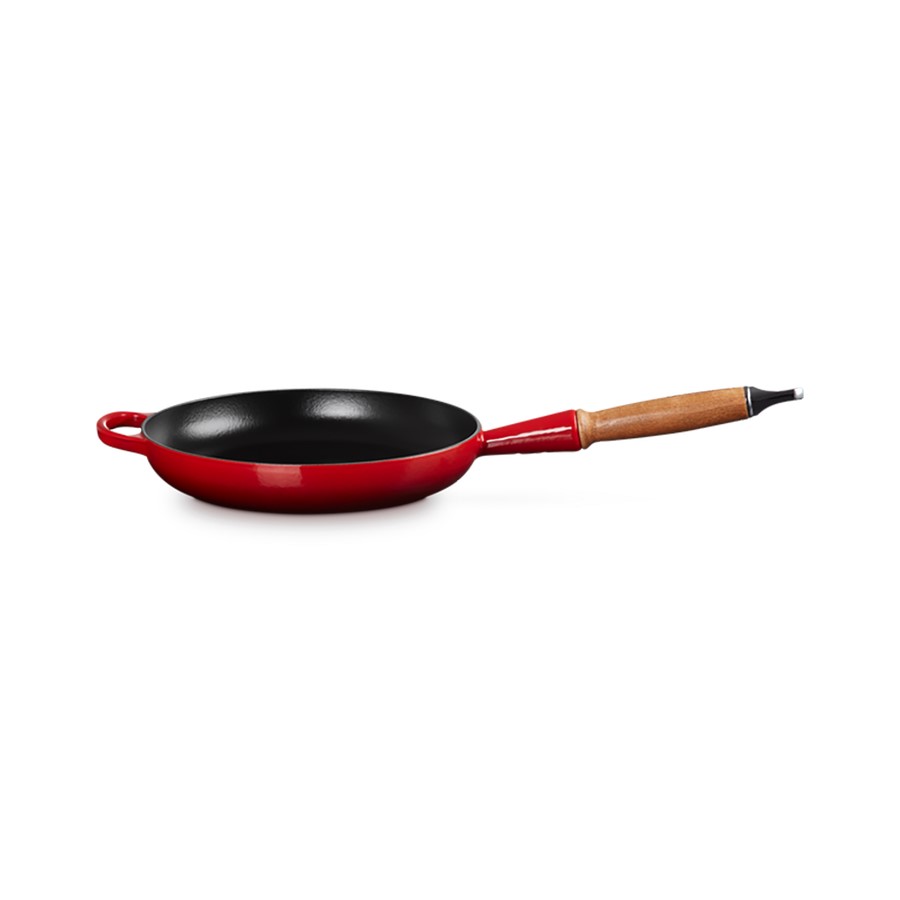 product image Le Creuset Round Frying Pan Cerise 26 cm Wooden Handle