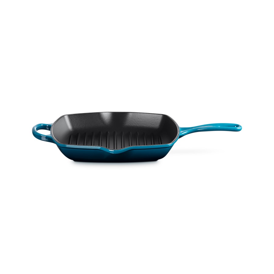 product image Le Creuset Sq. Skillet Grill D/Teal 26cm 