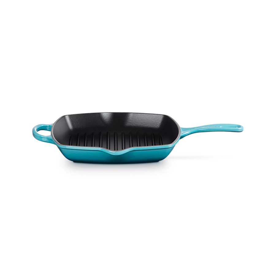 product image Le Creuset Sq. Skillet Grill Teal 26 cm 