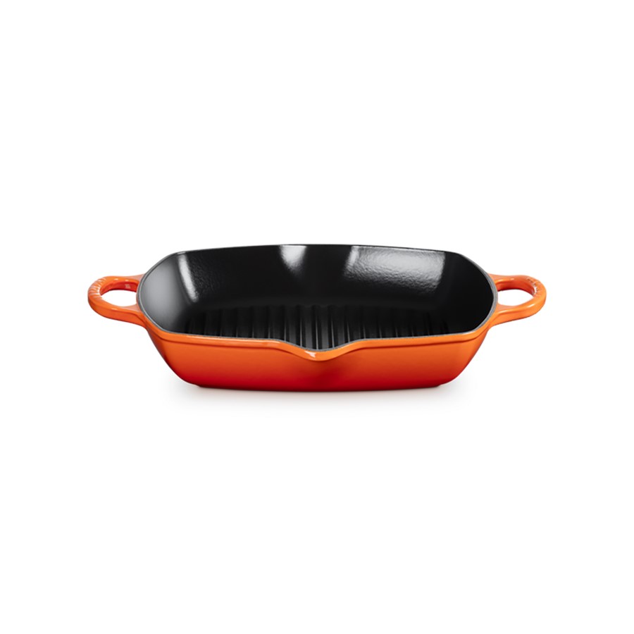 product image Le Creuset Deep Square Grill Flame 30 cm 