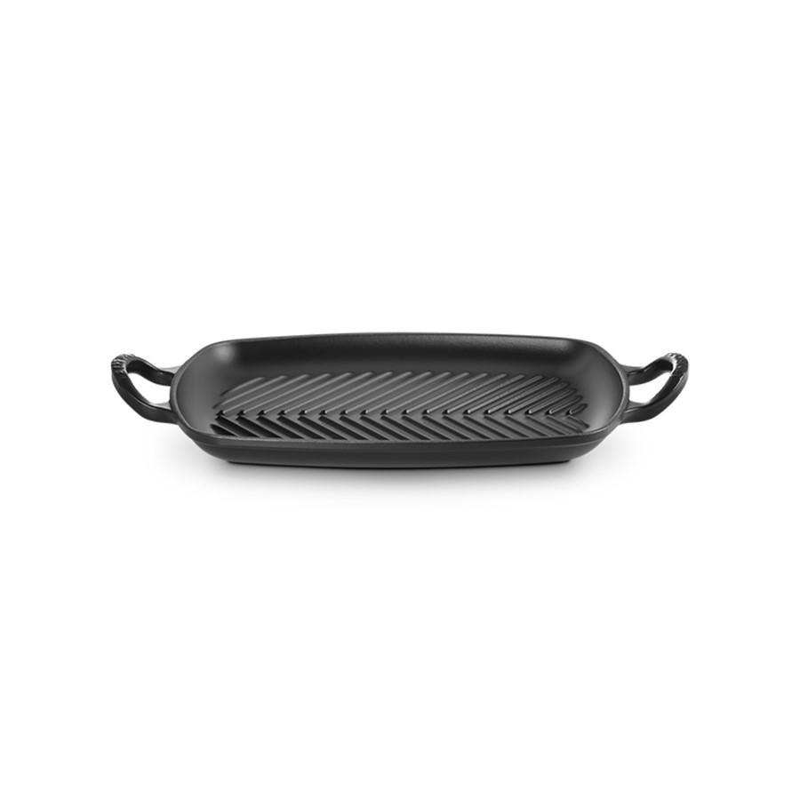 product image Le Creuset Low Rect.Grill Satin Blk 30cm 30 x 27 cm