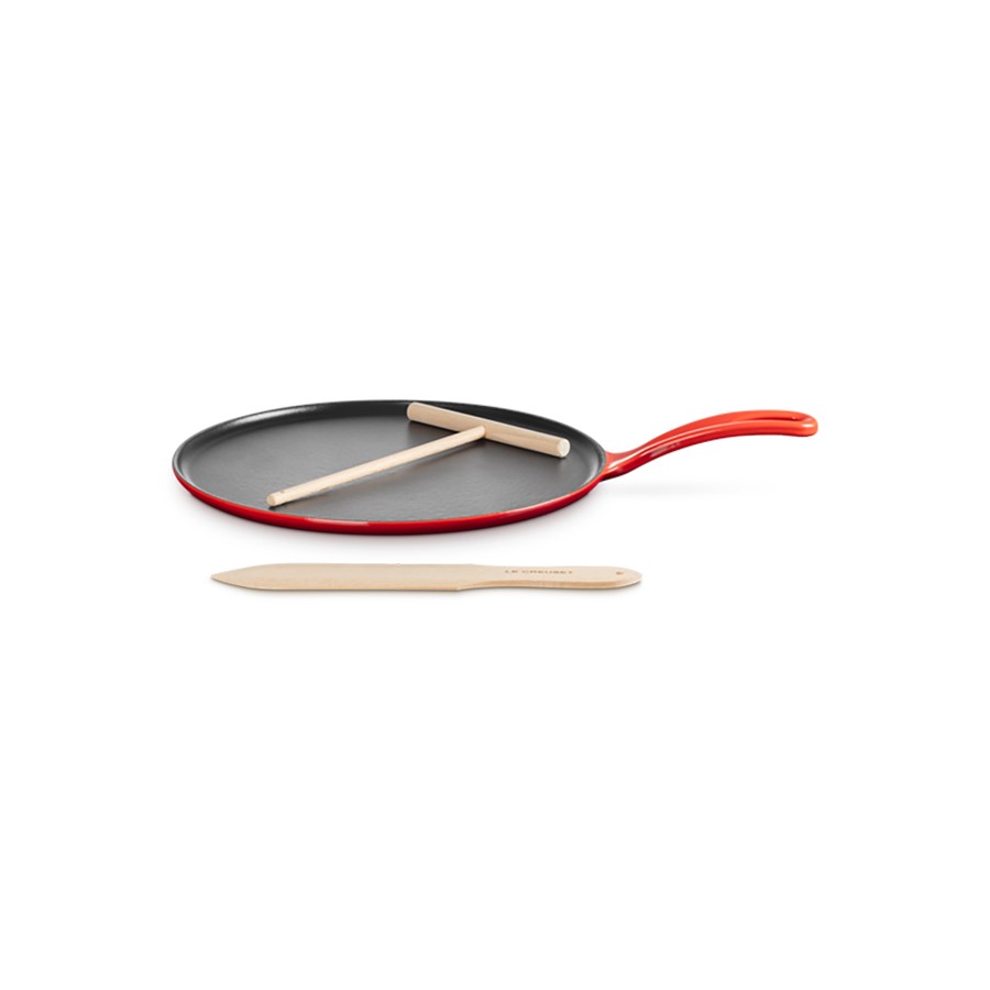 product image Le Creuset Round Crepe Pan Cerise 27 cm 