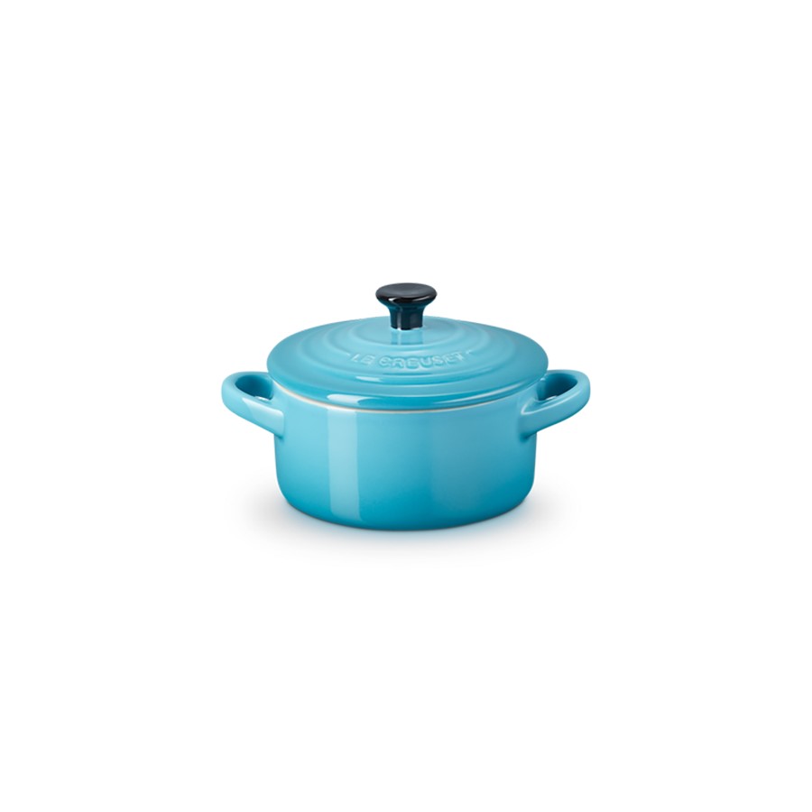 product image Le Creuset Round Mini Cocotte Teal 10 cm 