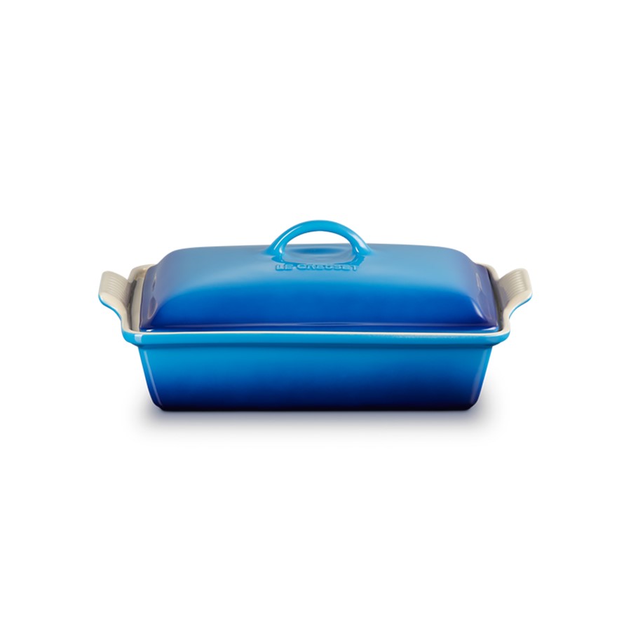 product image Le Creuset Rect. Dish W/Lid Az/Blu 33 cm 