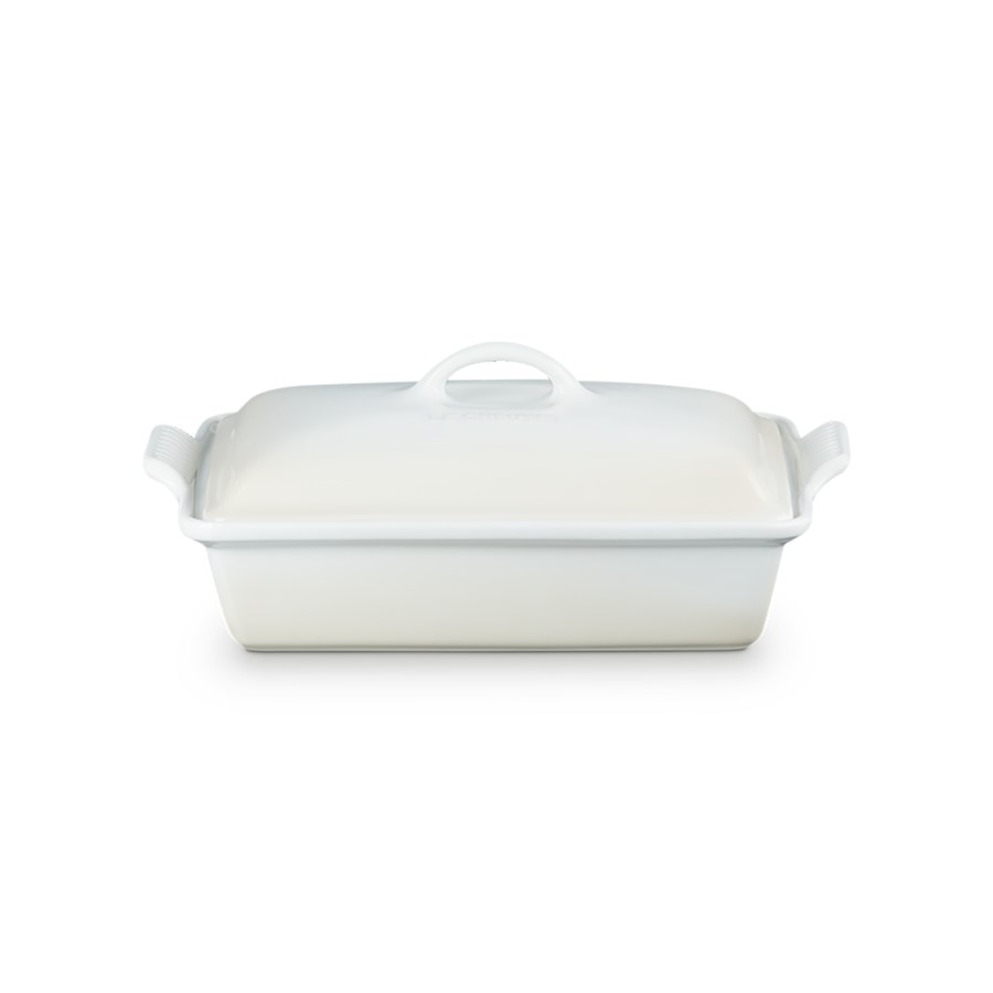 product image Le Creuset Rect Dish +Lid Meringue 33 cm 