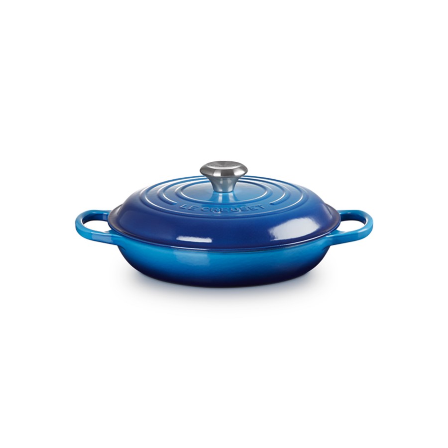 product image Le Creuset Low Casserole Azure Blue 26cm 
