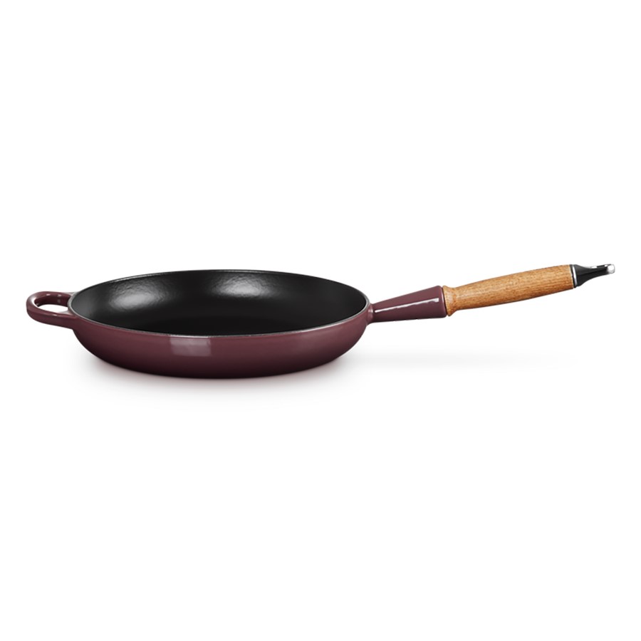 product image Le Creuset Signature Frying Pan Fig 28cm Wooden Handle