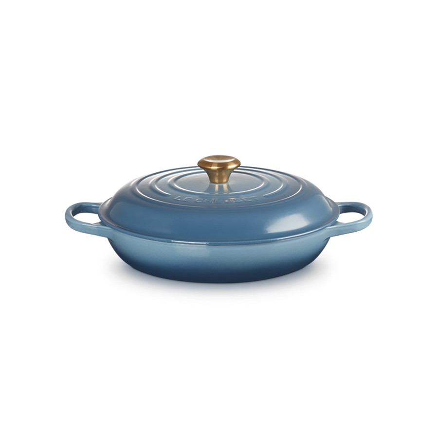 product image Le Creuset Low Casserole Chambray 30 cm 