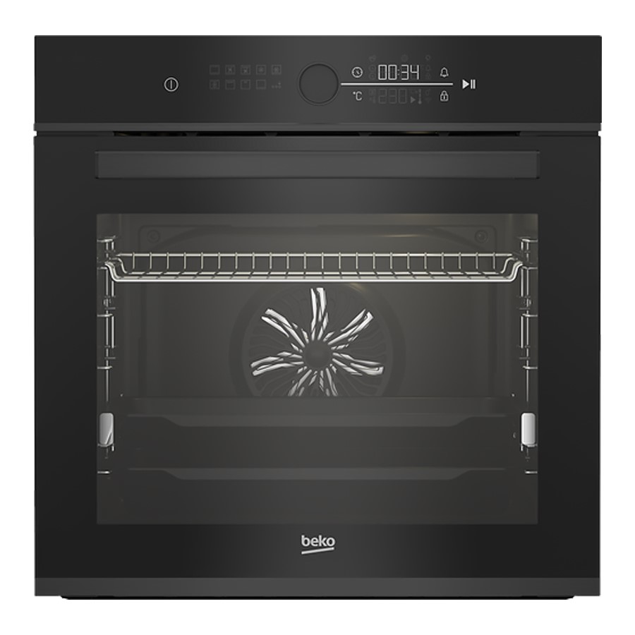 product image Beko BuiltIn Oven 72L Pyrolitic DarkInox H 59.5cm x W 59.4cm x D 56.7cm
