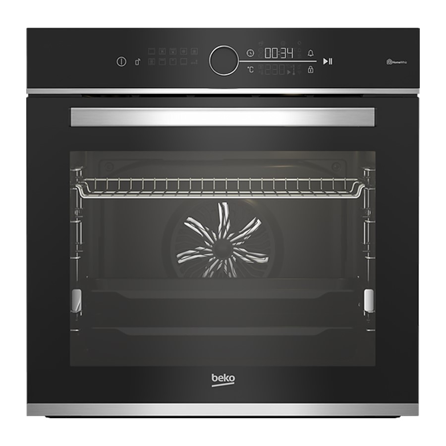 product image Beko BuiltIn Oven 72L Pyrolitic WiFi Blk H 59.5cm x W 59.4cm x D 56.7cm