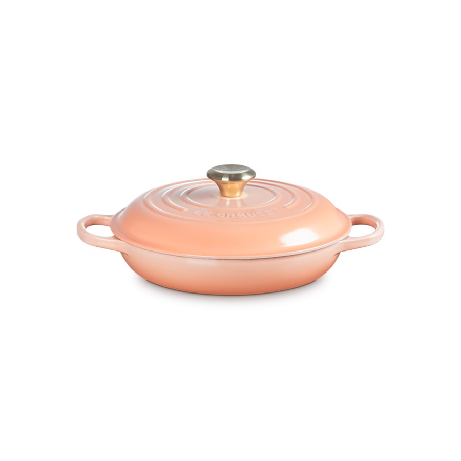 product image Le Creuset Shallow Casserole Peche 26 cm 